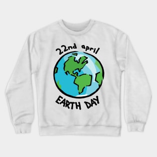 Earth Day Crewneck Sweatshirt